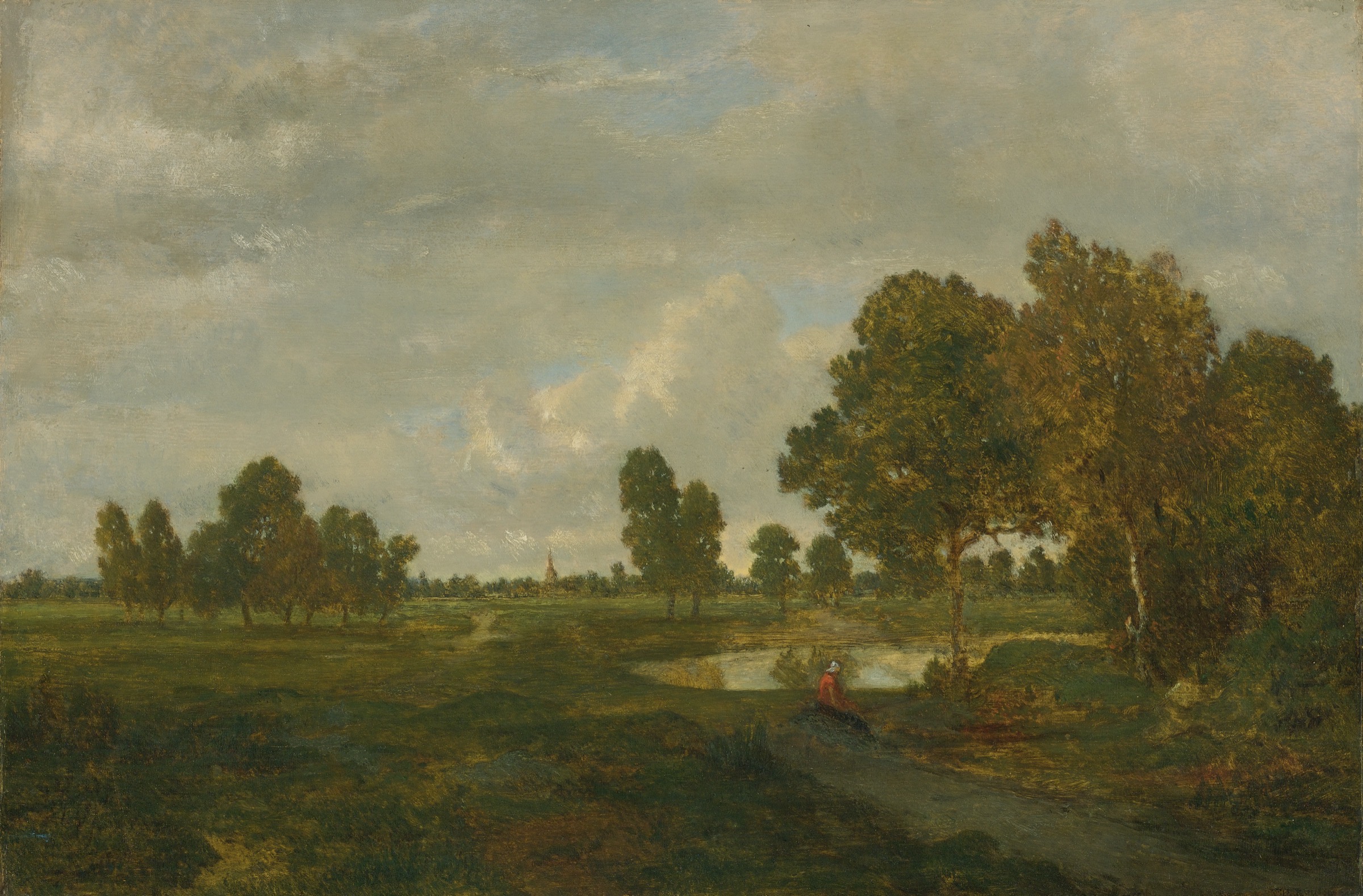 Théodore Rousseau's landscape painting La Mare