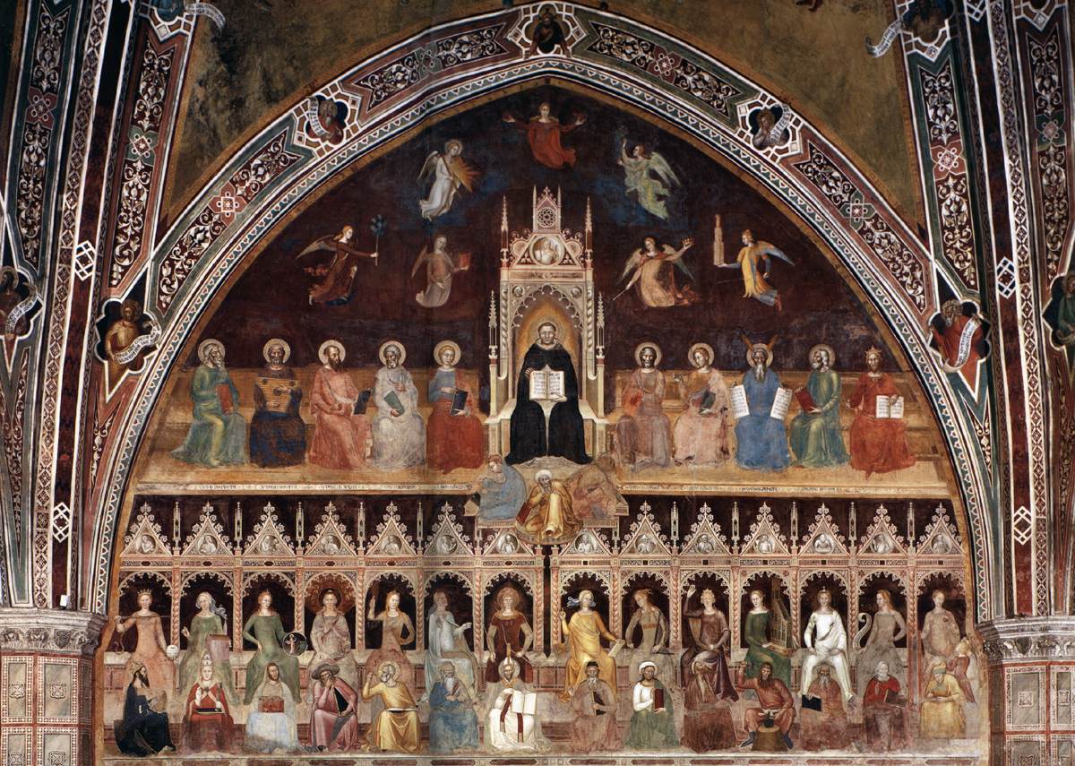 Andrea di Bonaiuto's The Triumph of St. Thomas Aquinas