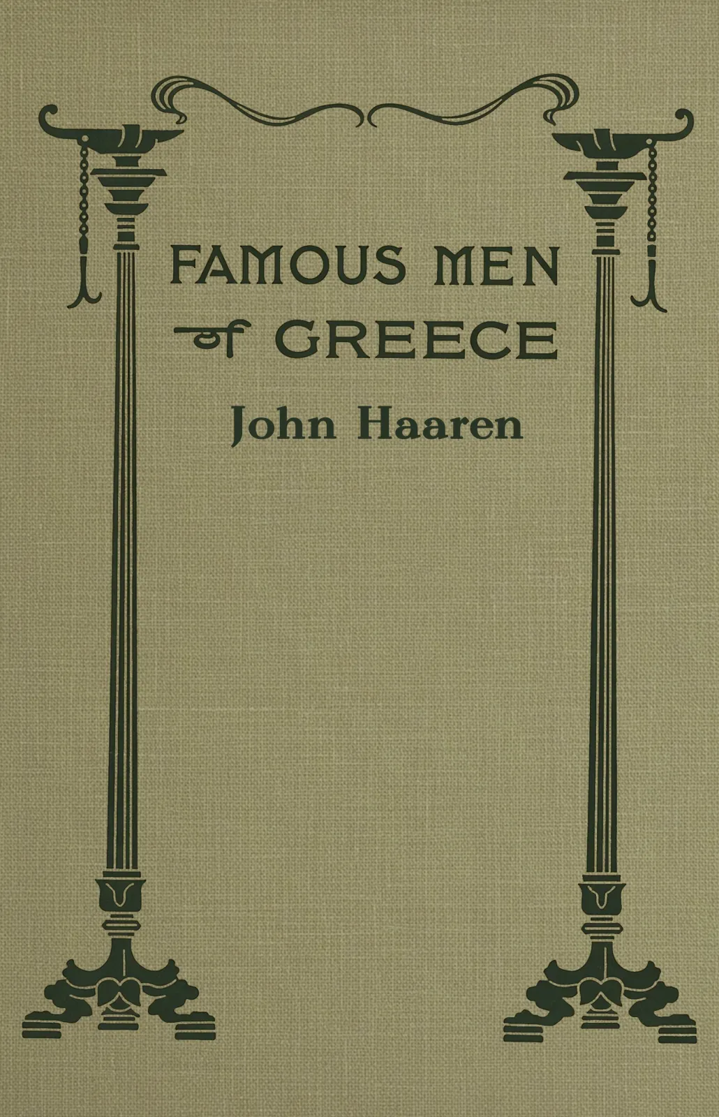 Cover of Famous Men of Greece by John Haaren